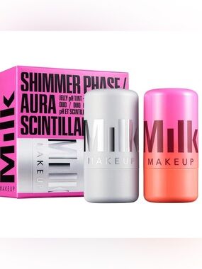 Milk Makeup Shimmer pHase Cooling Water Jelly Tint + Highlight Set